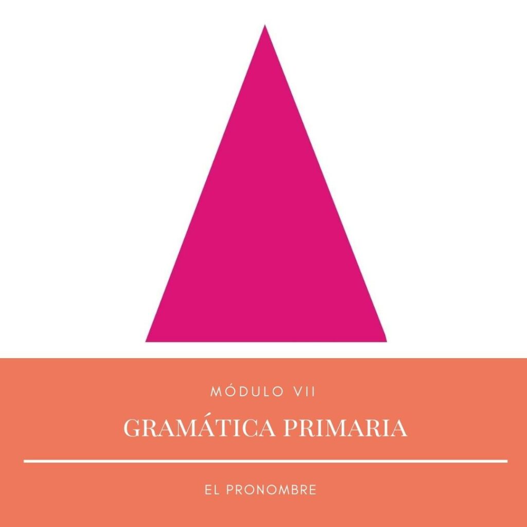 Gramática primaria Montessori El pronombre Jaisa Educativos