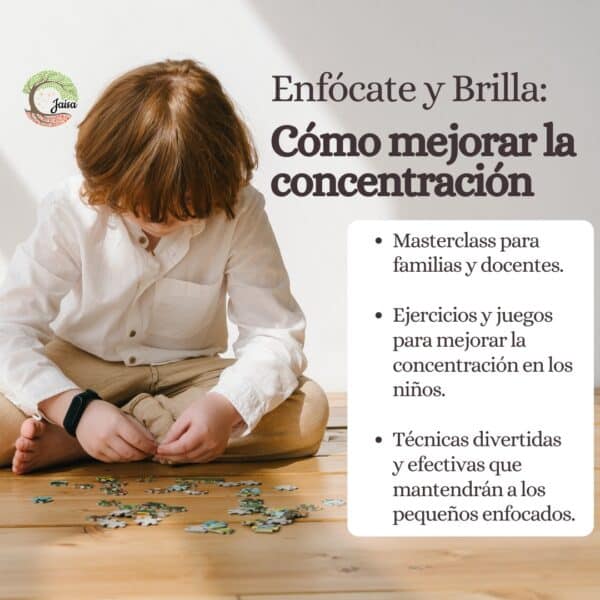 Masterclass: Enfócate y Brilla: Como mejorar la Concentración